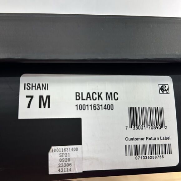 INC International Concepts Ishani Fringe Boots- Black MC- Size 7 M (Medium) NIB - Picture 9 of 9